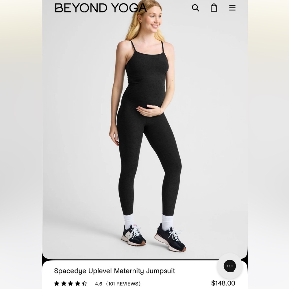 Beyond the Bump Black Maternity Jumpsuit
